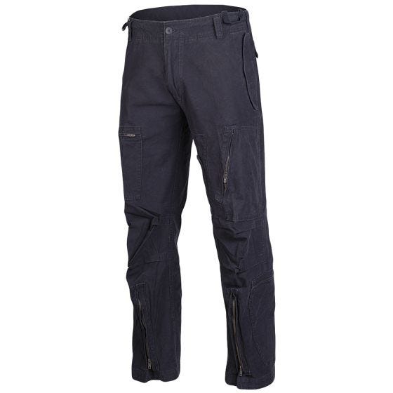 Mil-Tec Pilot Pants Cotton Prewash Noir