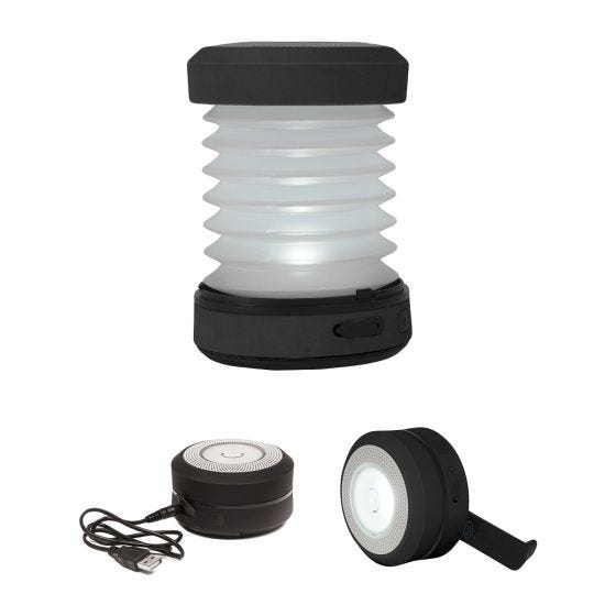 Mil-Tec Camping Lantern Dynamo LED Noir