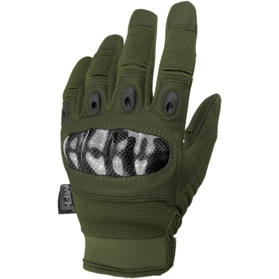 MFH Mission Einsatzhandschuhe OD Green