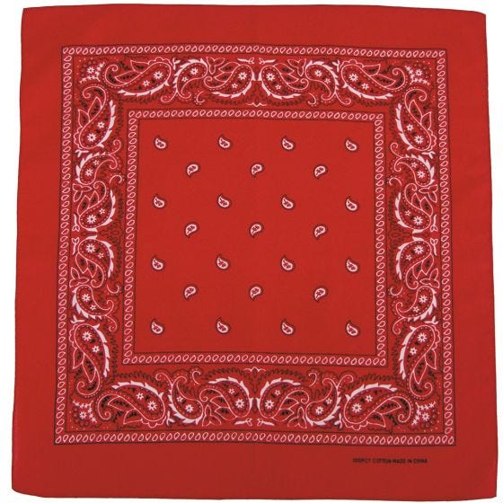 MFH Bandana aus Baumwolle Rot