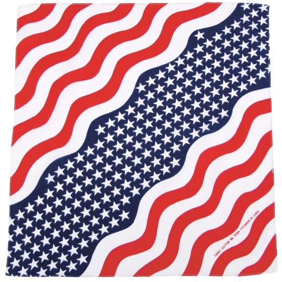 MFH Bandana aus Baumwolle Stars and Stripes