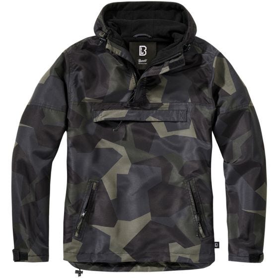 Brandit Windjacke - Swedish M90 Dark Camo