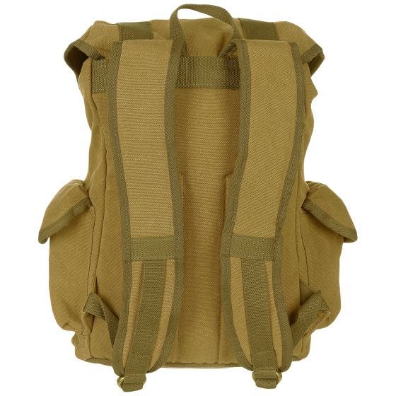 Pure Trash Canvas Backpack Marron