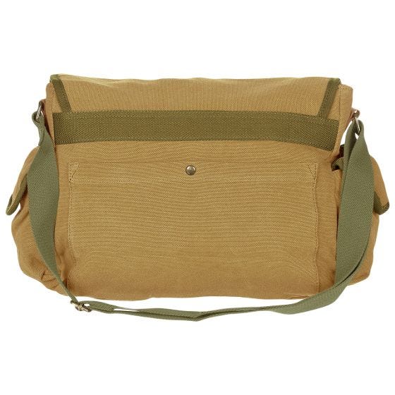 Pure Trash Canvas Handbag Marron