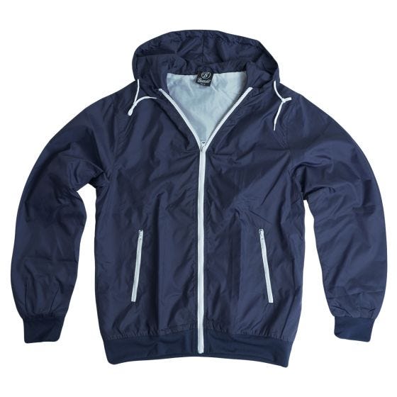 Brandit Stream Jacket Navy/Blanc