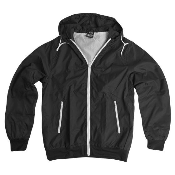 Brandit Stream Jacket Noir/Blanc
