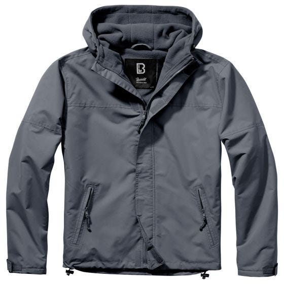 Brandit Windjacke mit Reißverschluss - Anthrazite