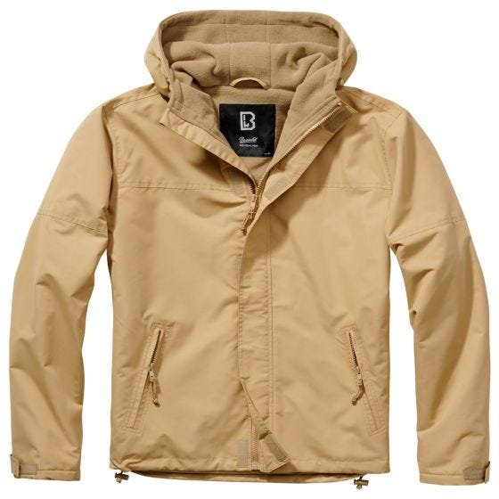 Brandit Windjacke mit Reißverschluss - Camel