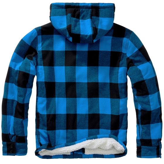 Brandit Lumber Hooded Jacke - Schwarz/Blau