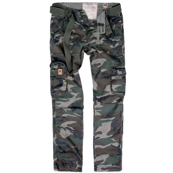 Surplus Slimmy Hose Damen - Woodland Camo