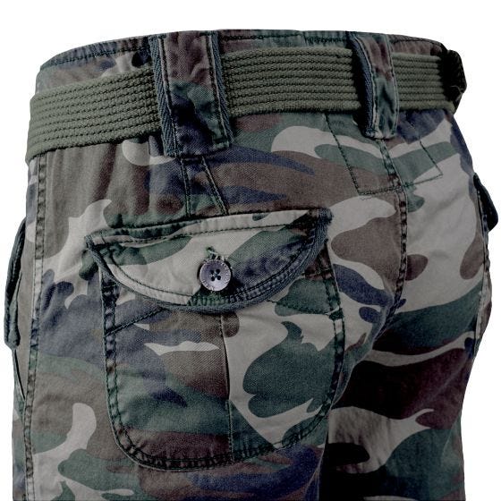 Surplus Slimmy Hose Damen - Woodland Camo