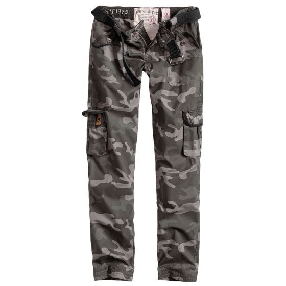 Surplus Slimmy Hose Damen - Black Camo