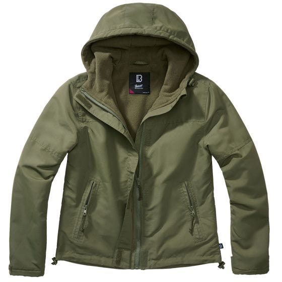 Brandit Damen Windjacke - Olivgrün