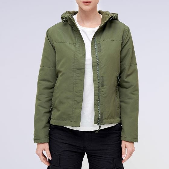 Brandit Damen Windjacke - Olivgrün