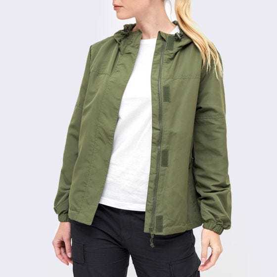 Brandit Damen Sommer-Windjacke - Olivgrün