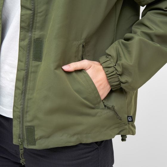 Brandit Damen Sommer-Windjacke - Olivgrün