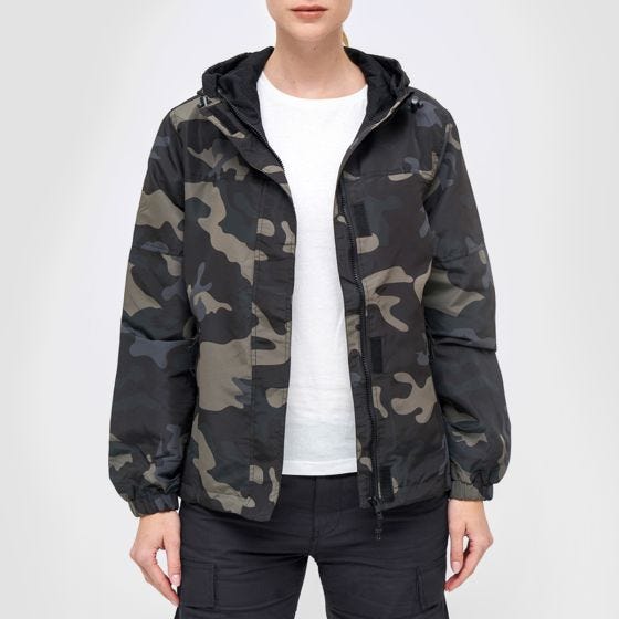 Brandit Damen Sommer-Windjacke - Dark Camo