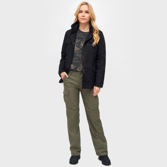 Brandit M65 Standard Damen Jacke - Schwarz