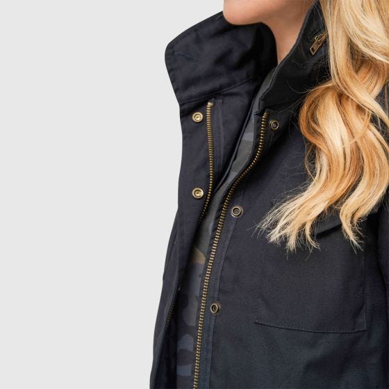 Brandit M65 Standard Damen Jacke - Schwarz