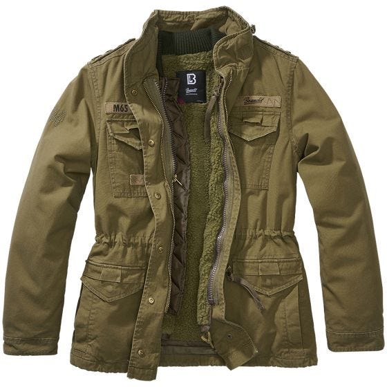 Brandit Ladies M65 Giant Jacke - Olivgrün