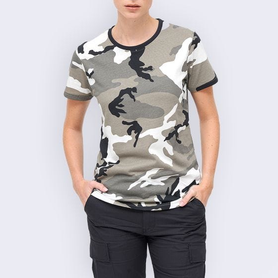 Brandit Damen T-Shirt - Urban Camo