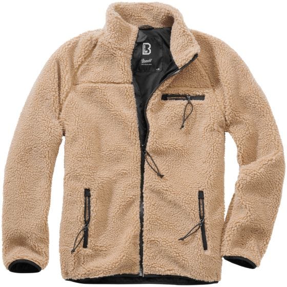 Brandit Teddyfleece Jacke - Camel