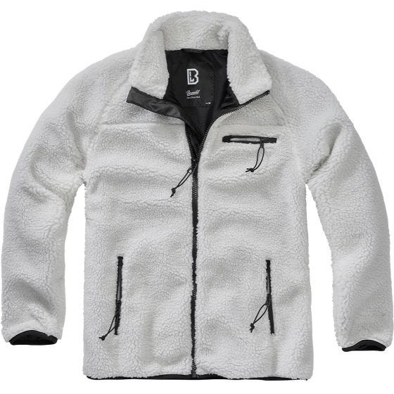 Brandit Teddyfleece Jacke - Weiß