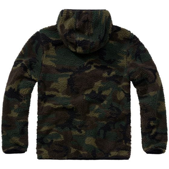 Brandit Teddyfleece Worker Pullover - Woodland
