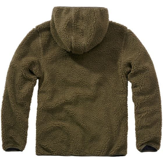 Brandit Teddyfleece Worker Pullover - Olivgrün