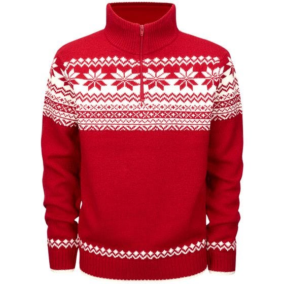 Brandit Norweger Pullover-Troyer - Rot