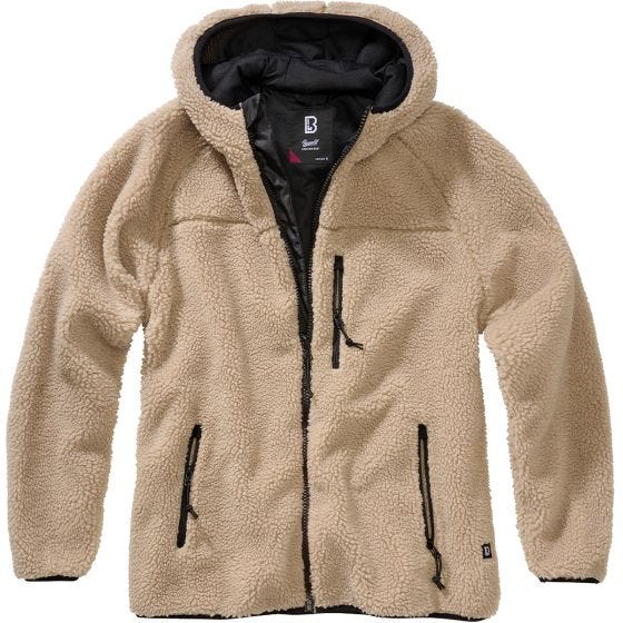 Brandit Damen Teddyfleece Jacke - Camel