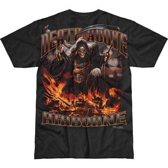 7.62 Design Airborne Death From Above Battlespace T-Shirt Schwarz