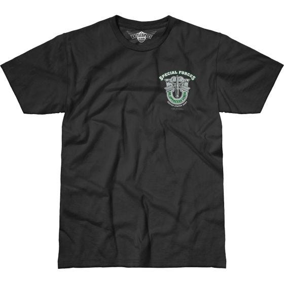 7.62 Design Army Special Forces Green Beret Battlespace T-Shirt Schwarz