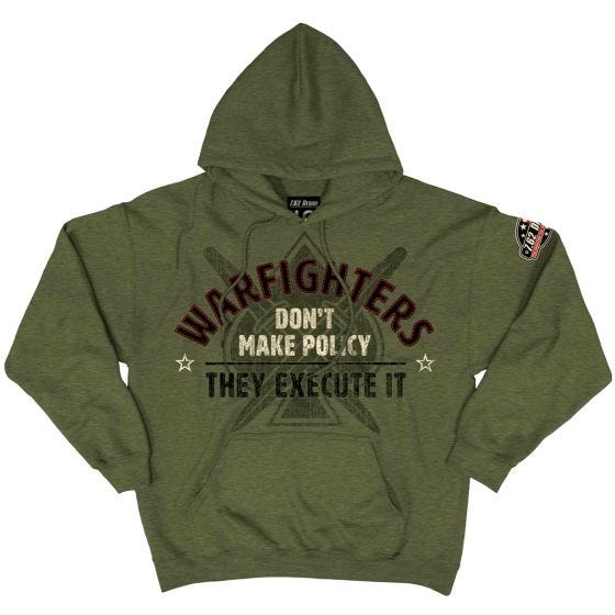 7.62 Design Warfighters Kapuzenpullover Heather Green
