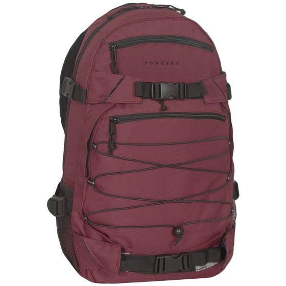 Forvert Laptop Louis Rucksack - Burgunderrot