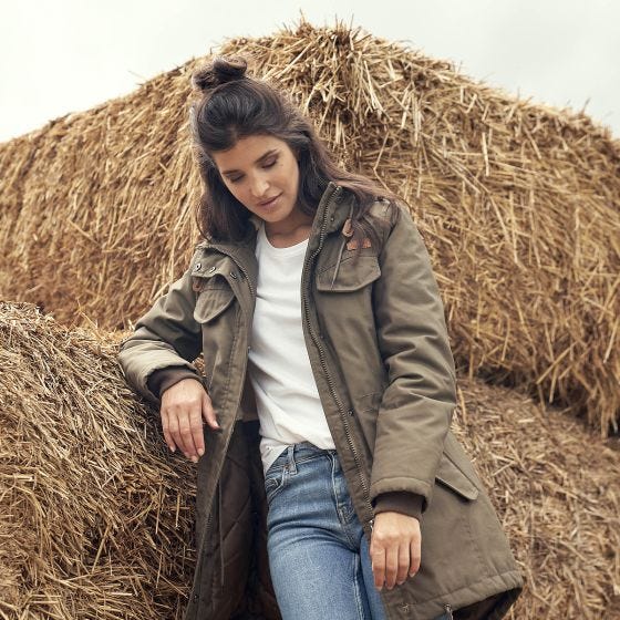 Brandit Damen Marsh Lake Parka - Olivgrün
