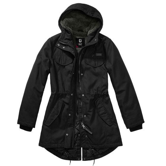 Brandit Damen Marsh Lake Parka - Schwarz
