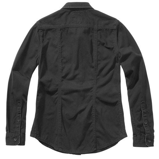 Brandit Damen Jahrgang Langarmshirt - Schwarz