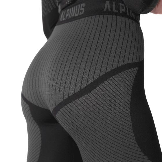 Alpinus Active Base-Layer-Unterteil - Schwarz-Grau