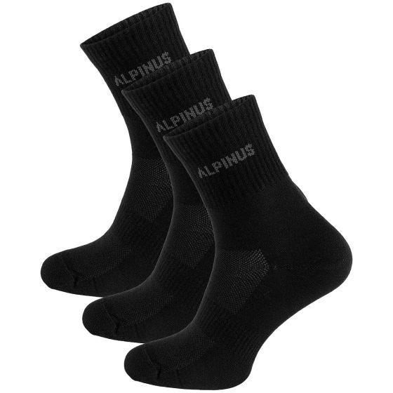 Alpinus Alpamayo 3-Pack Socken - Schwarz