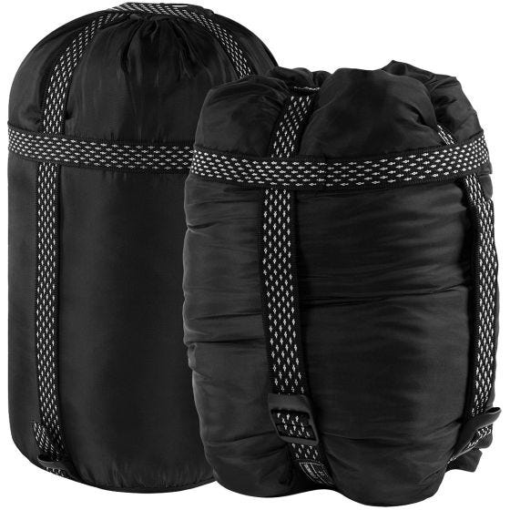 Alpinus Classic 1050 (Left) Schlafsack - Schwarz/Orange
