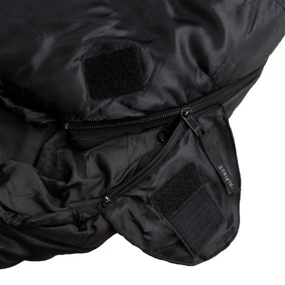 Alpinus Classic 1050 (Right) Schlafsack - Schwarz/Orange