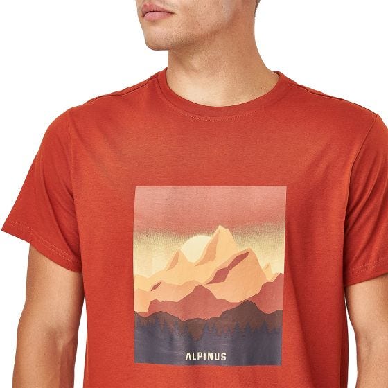 Alpinus Active Drefekal T-Shirt - Orange