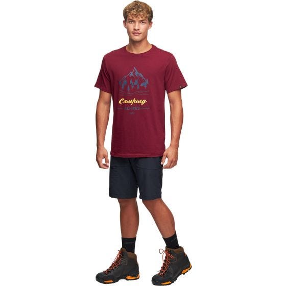 Alpinus Active Herren Polaris II T-Shirt - Burgunderrot