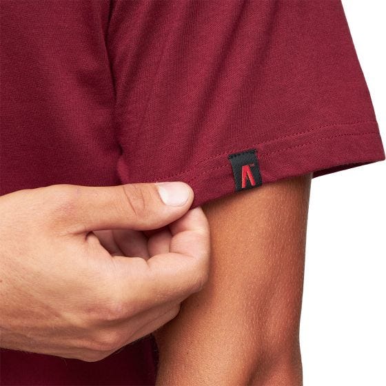 Alpinus Active Herren Polaris II T-Shirt - Burgunderrot