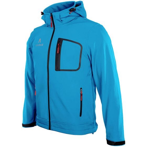 Alpinus City Herren Stenshuvud Softshell-Jacke - Blau