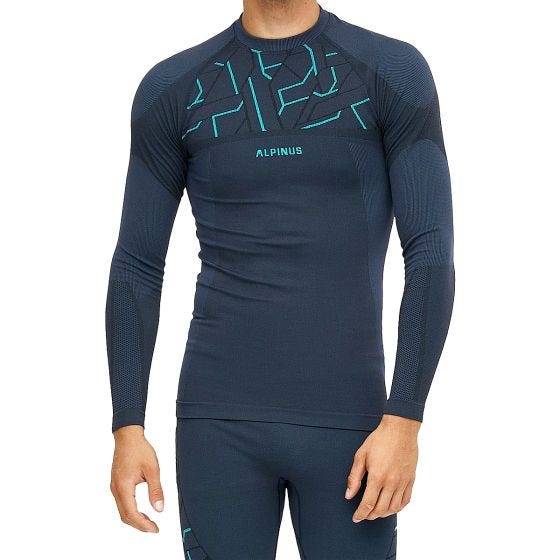 Alpinus Outdoor Gausdal Herren Base-Layer-Oberteil - Graphite Blue