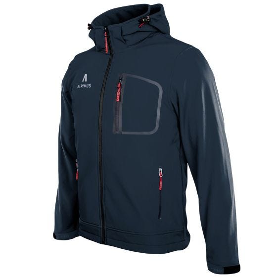 Alpinus City Stenshuvud Softshell-Jacke - Navy