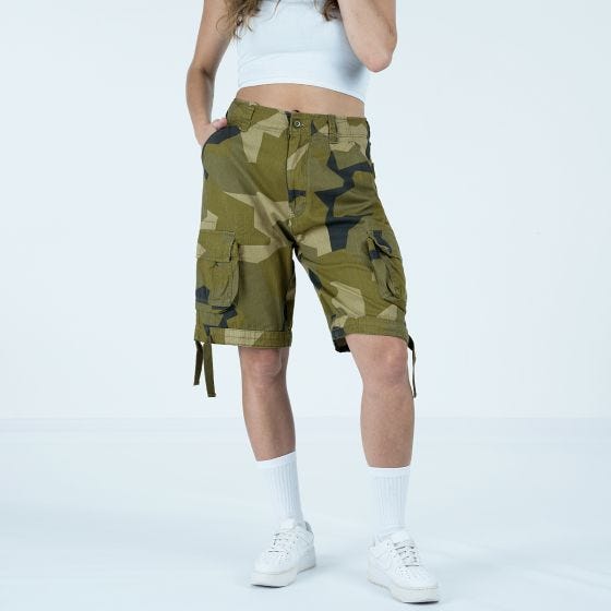 Brandit Urban Legend Shorts Damen - Swedish M90 Camo