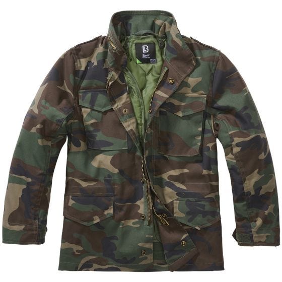 Brandit Kinder M-65 Standard Jacke - Woodland